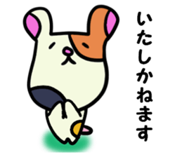 Polite guinea pig sticker #13548636