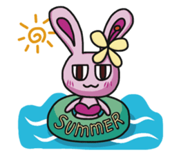 Sassy Pink Bunny sticker #13548731