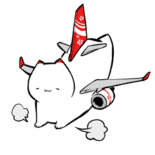 Plane-Cats sticker #13548823