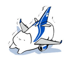Plane-Cats sticker #13548830