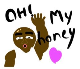 A muscular man sticker #13549181