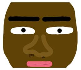 A muscular man sticker #13549190