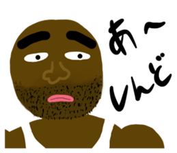 A muscular man sticker #13549194