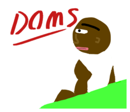 A muscular man sticker #13549203