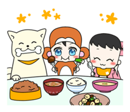 Fight; is a baby military commander! sticker #13549394