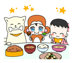 Fight; is a baby military commander! sticker #13549394