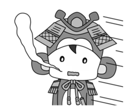 Fight; is a baby military commander! sticker #13549398