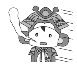 Fight; is a baby military commander! sticker #13549398