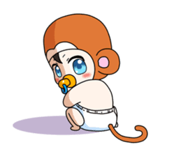 Fight; is a baby military commander! sticker #13549399