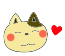 Bear,Rabbit.Cute animals sticker #13549560