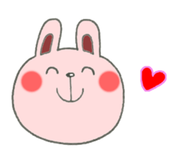 Bear,Rabbit.Cute animals sticker #13549561