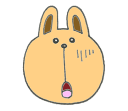 Bear,Rabbit.Cute animals sticker #13549565