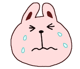 Bear,Rabbit.Cute animals sticker #13549569