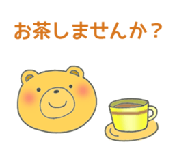 Bear,Rabbit.Cute animals sticker #13549580