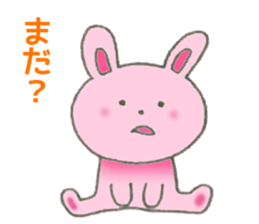 Bear,Rabbit.Cute animals sticker #13549592
