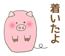 Bear,Rabbit.Cute animals sticker #13549593