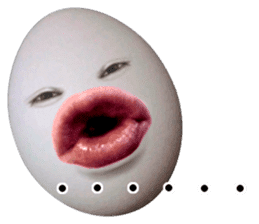 Little horror Egg Man sticker #13549962