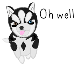 Ava fluffy puppy sticker #13550874