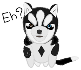 Ava fluffy puppy sticker #13550875