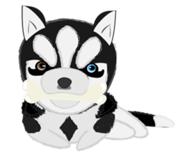 Ava fluffy puppy sticker #13550876