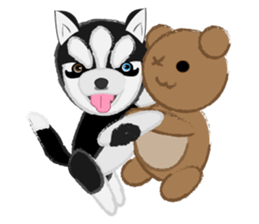 Ava fluffy puppy sticker #13550881