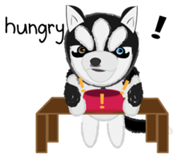 Ava fluffy puppy sticker #13550884