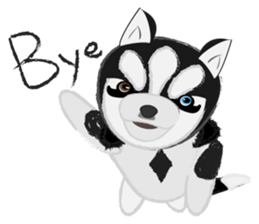 Ava fluffy puppy sticker #13550892