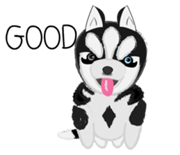 Ava fluffy puppy sticker #13550896