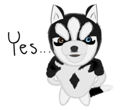 Ava fluffy puppy sticker #13550899