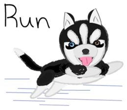 Ava fluffy puppy sticker #13550900