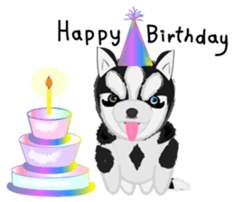 Ava fluffy puppy sticker #13550902