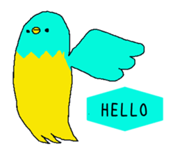 Everyday of birds. sticker #13551024