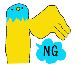 Everyday of birds. sticker #13551030