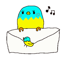 Everyday of birds. sticker #13551037