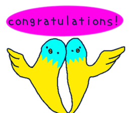 Everyday of birds. sticker #13551054