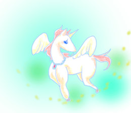 Aroma and Unicorn sticker #13551223