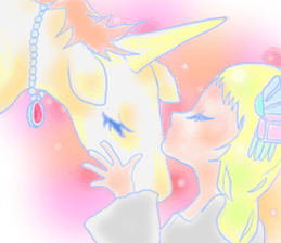 Aroma and Unicorn sticker #13551224
