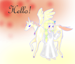 Aroma and Unicorn sticker #13551225