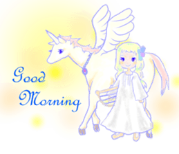Aroma and Unicorn sticker #13551226