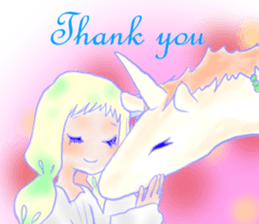 Aroma and Unicorn sticker #13551228