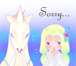 Aroma and Unicorn sticker #13551229