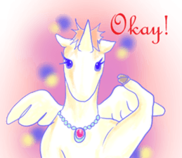 Aroma and Unicorn sticker #13551234