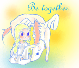 Aroma and Unicorn sticker #13551235