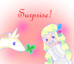 Aroma and Unicorn sticker #13551240