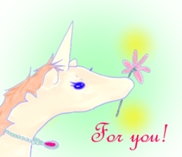 Aroma and Unicorn sticker #13551247