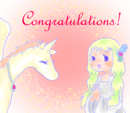 Aroma and Unicorn sticker #13551255