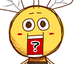 The bee is like a rabbit sticker #13551510