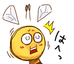 The bee is like a rabbit sticker #13551512