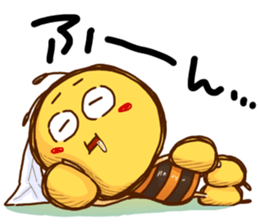 The bee is like a rabbit sticker #13551527