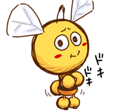 The bee is like a rabbit sticker #13551532
